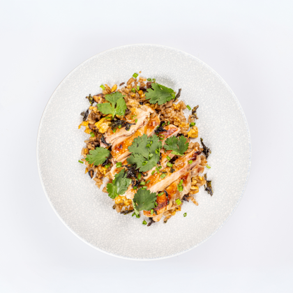 Рис с курицей унаги