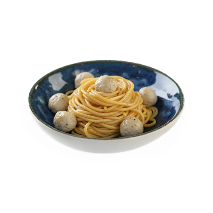 ДМ Удон с  фрикадельками