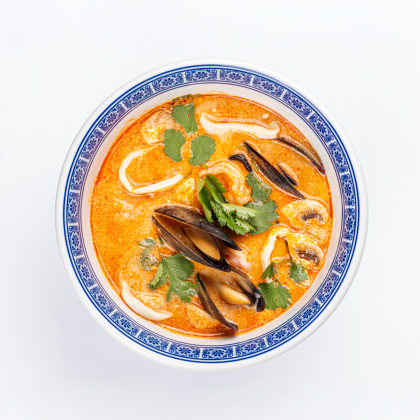 Том Ям XL с морепродуктами