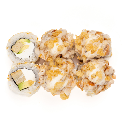 Ролл запеченный угорь с креветкой