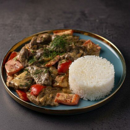 ЖАРЕНАЯ ПЕЧЕНЬ с бол перцем