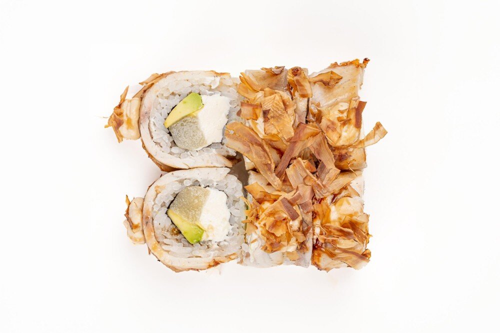 Ролл Груша-угорь-бонито