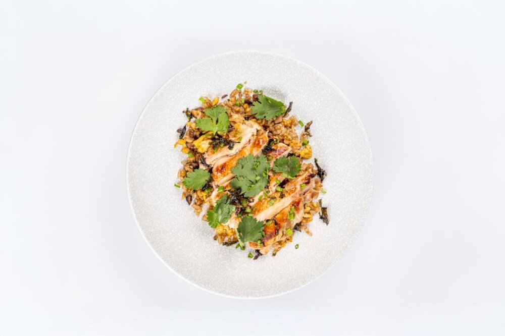 Рис с курицей унаги