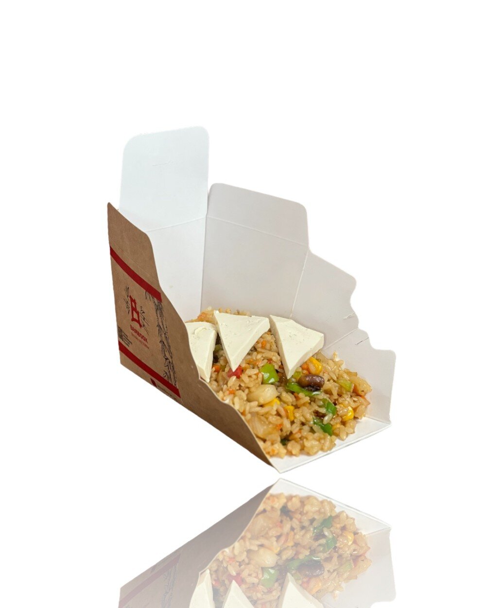 Тяхан с тофу и овощами