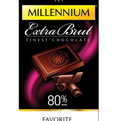 Шоколад Millennium Favorite Extra Brut 80% 100гр