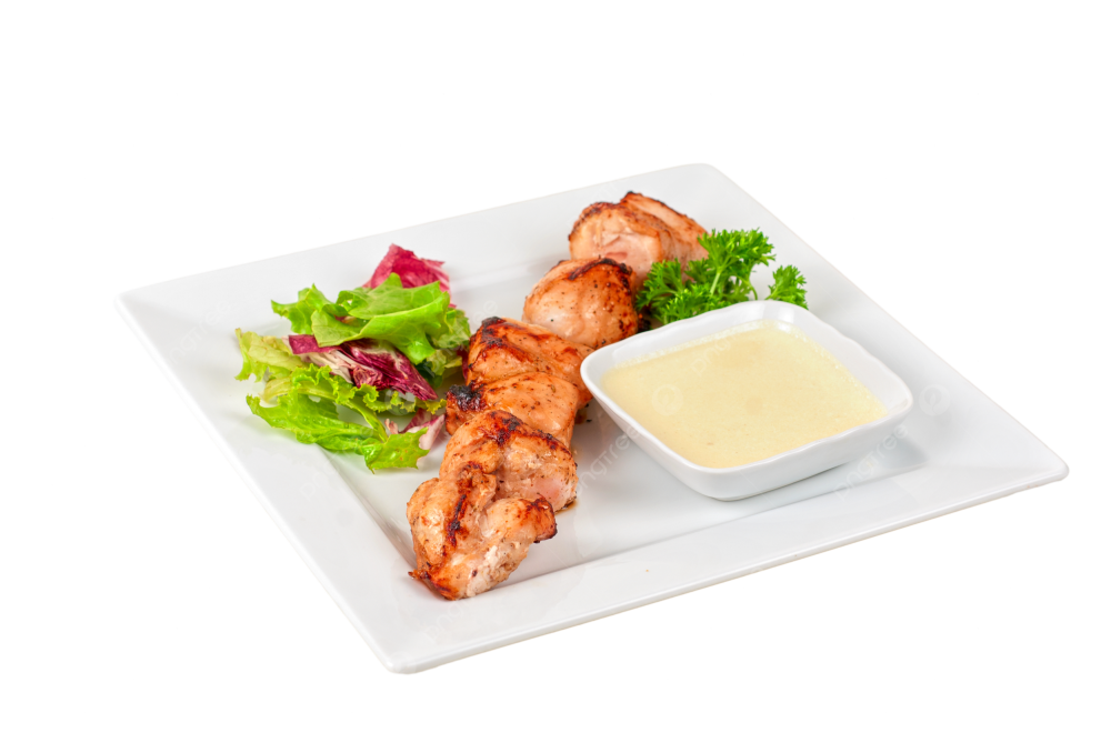 Мини-шашлык из куриного филе
