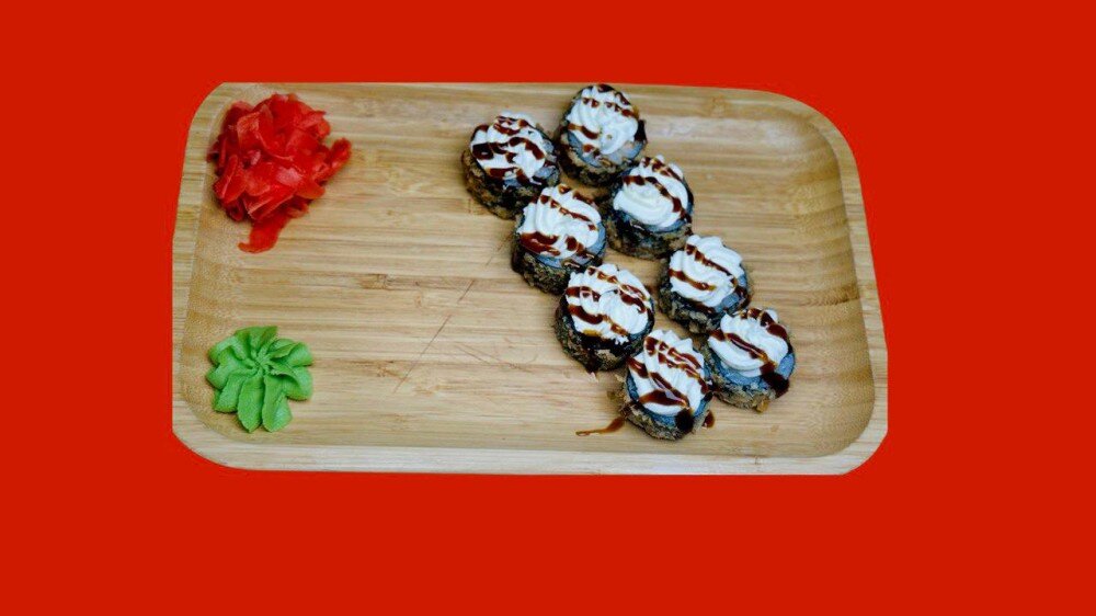 Ролл "Лосось темпура"