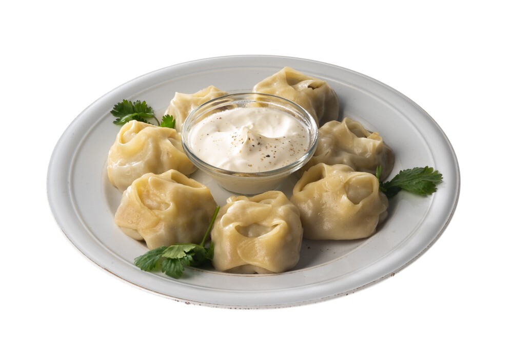 Манты с рубленным мясом