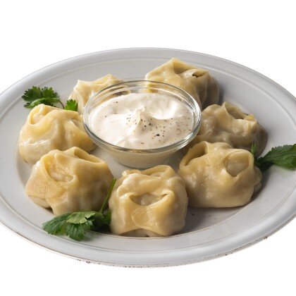 Манты с рубленным мясом