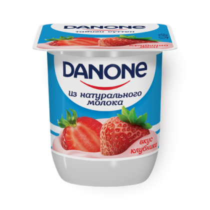 Danone 100g Клубника '' Йогурт "