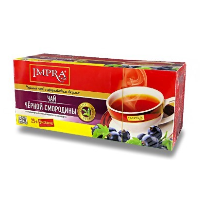Impra Black Tea Gift Pack 8 видов 100% чистый цейлонский черный чай в пакетиках 160 г