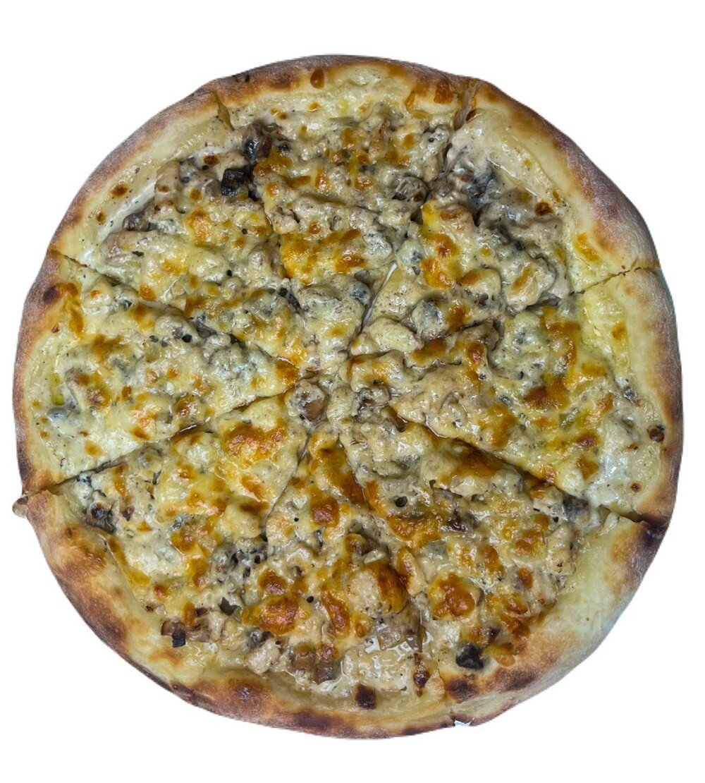 Пицца Жульен с курицей и грибами