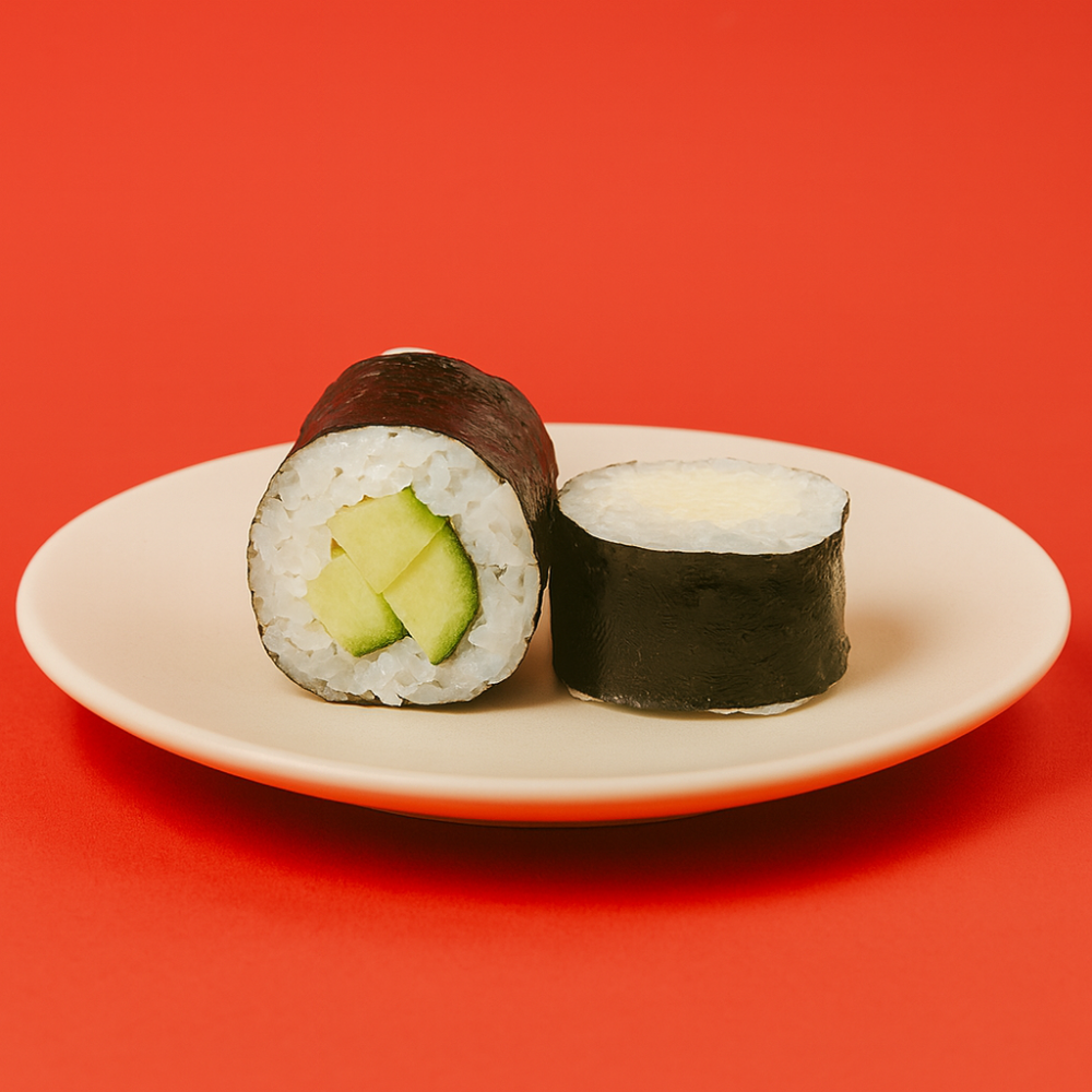 Мини ролл с огурцом