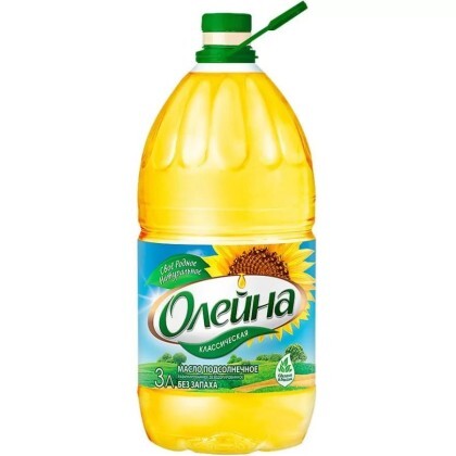 Масло Олейна Подсолнечное 3 л
