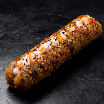 Хот- дог ролл с крабом