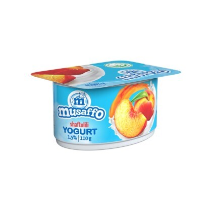 Мусаффо йогурт персик  110 г