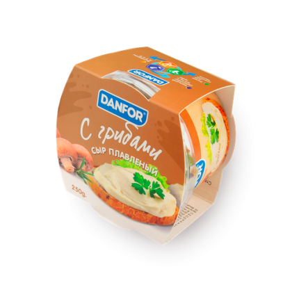Сыр Danfor сливочный грибами 250г