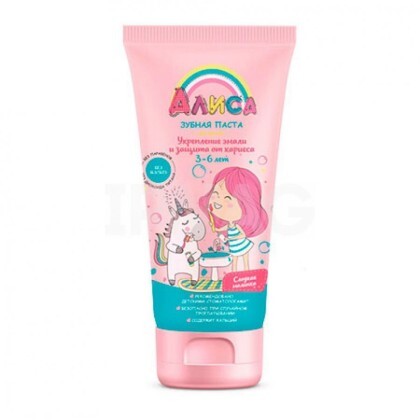 АЛИСА детская зубная паста 65г