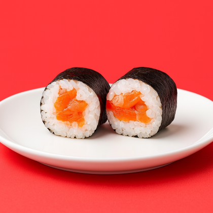 Мини ролл с лососем