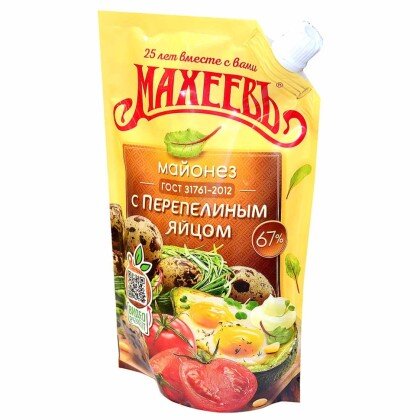 Майонез Махеевъ с Перепелиным яйцом 380гр