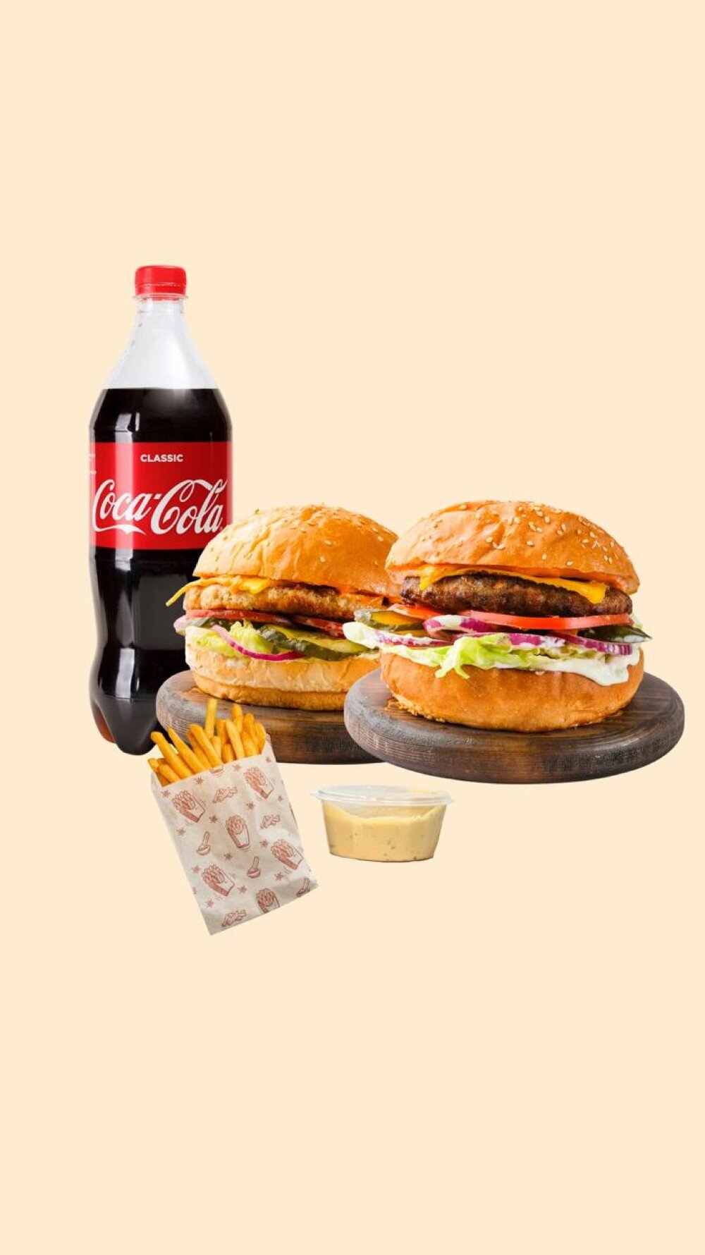 Комбо Chicago (Чикаго) + Coca-cola 1 L