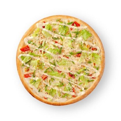 Пицца Цезарь с креветкой