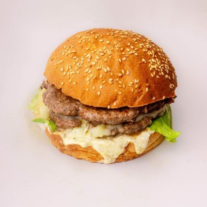 Жаужүрек (сиыр еті) 2х
Жаужүрек бургер с говядиной 2х