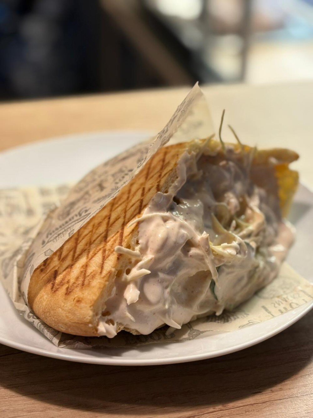 Дёнер в лепёшке