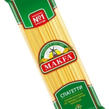 Макарон Makfa Спагетти +30% в подарок 585гр