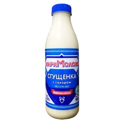 Сгущенка Мари Молоко с сахаром п/б 900гр