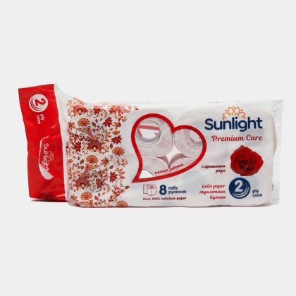 Туалетная бумага Sunlight  с ароматом розы