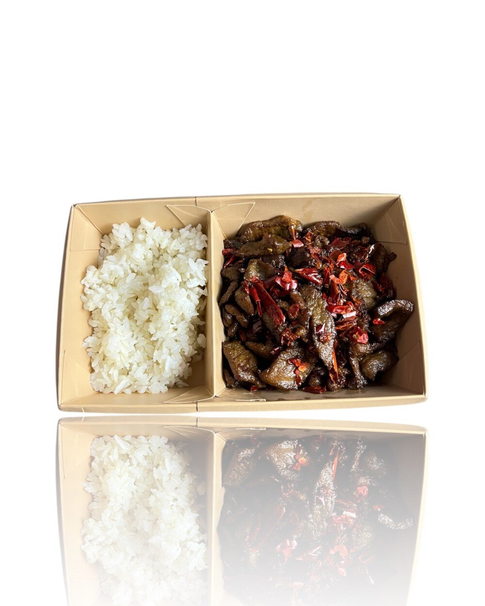 Телятина с острым сушёным перцем