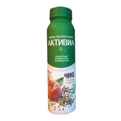 Йогурт Aсtivia персик 270г