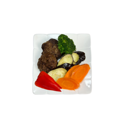 Котлеты на пару с овощами