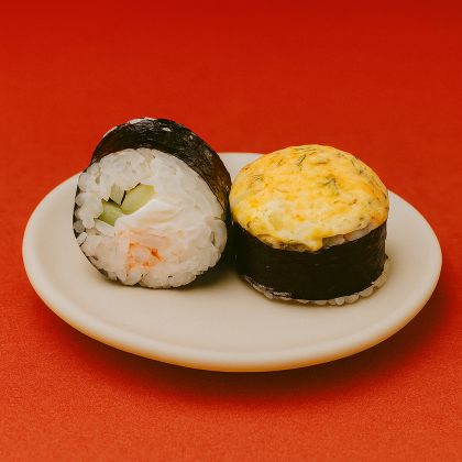 Барный ролл запеченный